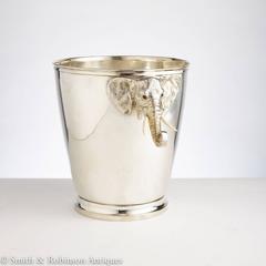 Wine Cooler with Masked Elephant Handles, English circa 1960