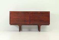 Small Rosewood Sideboard by Gianfranco Frattini for Bernini