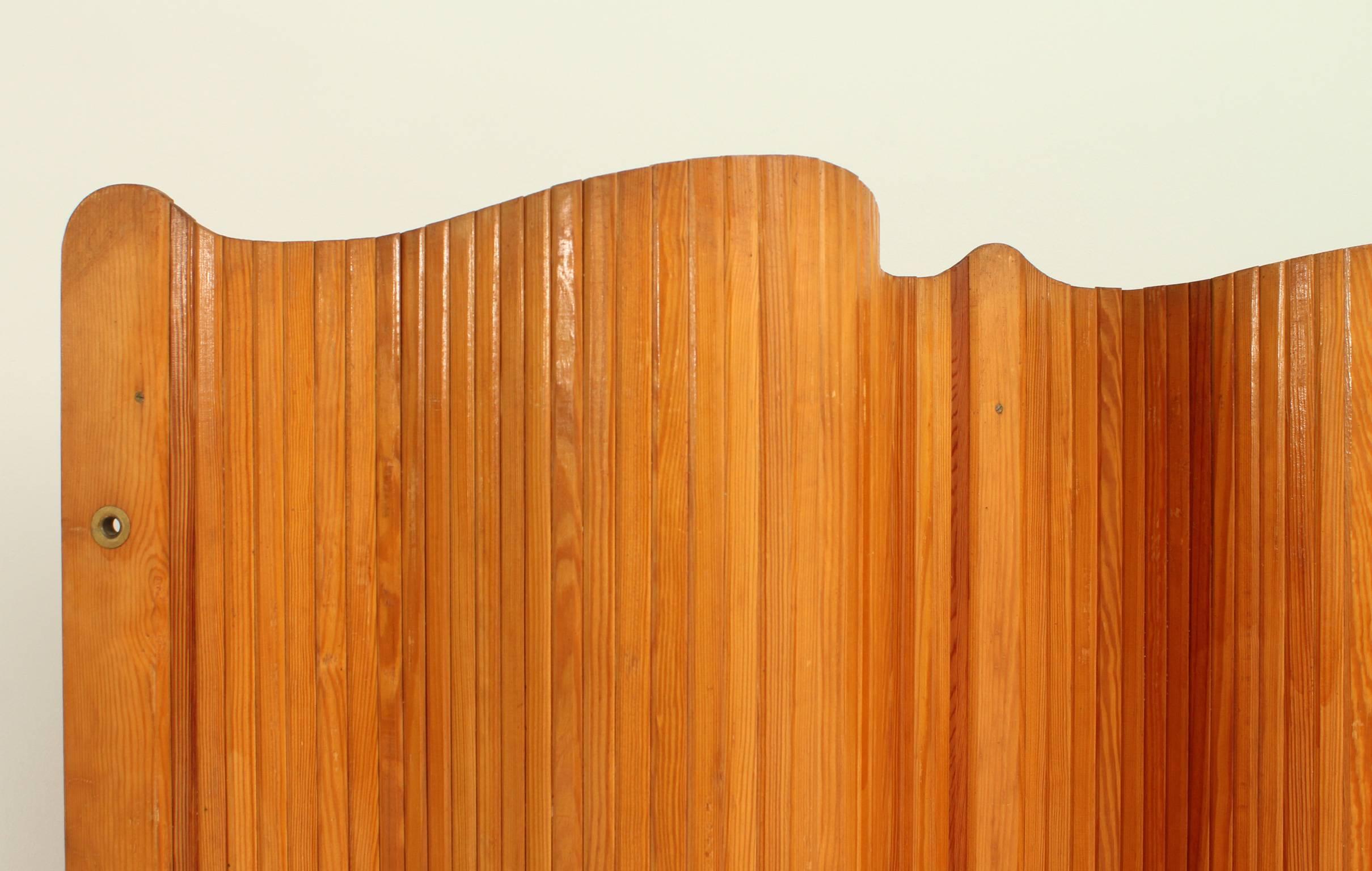 Mid-Century Modern Folding Screen by Baumann, Paris, 1930s For Sale