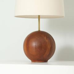 Danish Teak Table Lamp