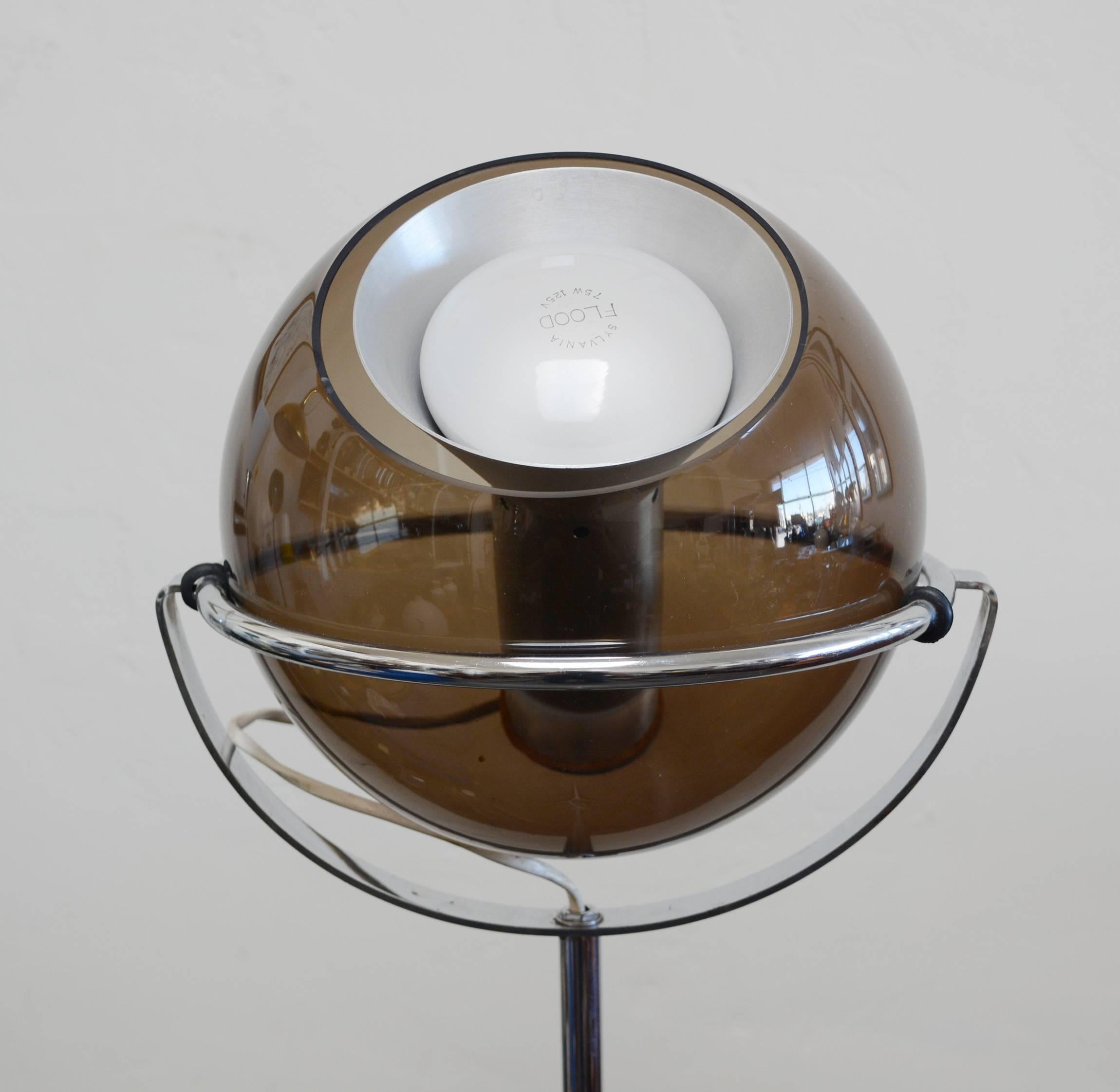 Mid-Century Modern RAAK Globe 2000 Floor Lamp