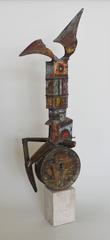 Clyde Ball Abstract Surrealistic Bronze Sculpture