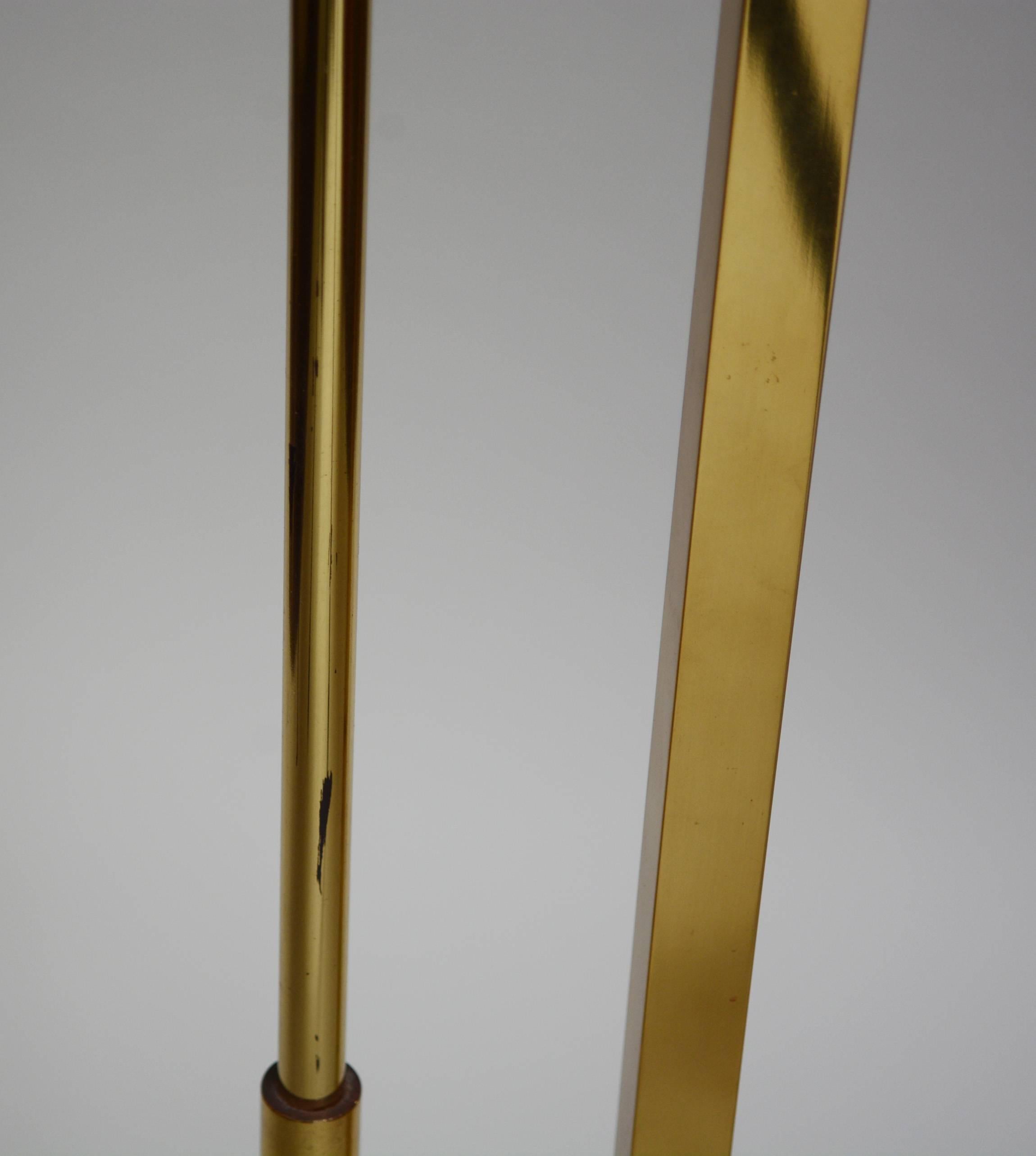 Laurel Brass Adjustable Floor Lamp 1