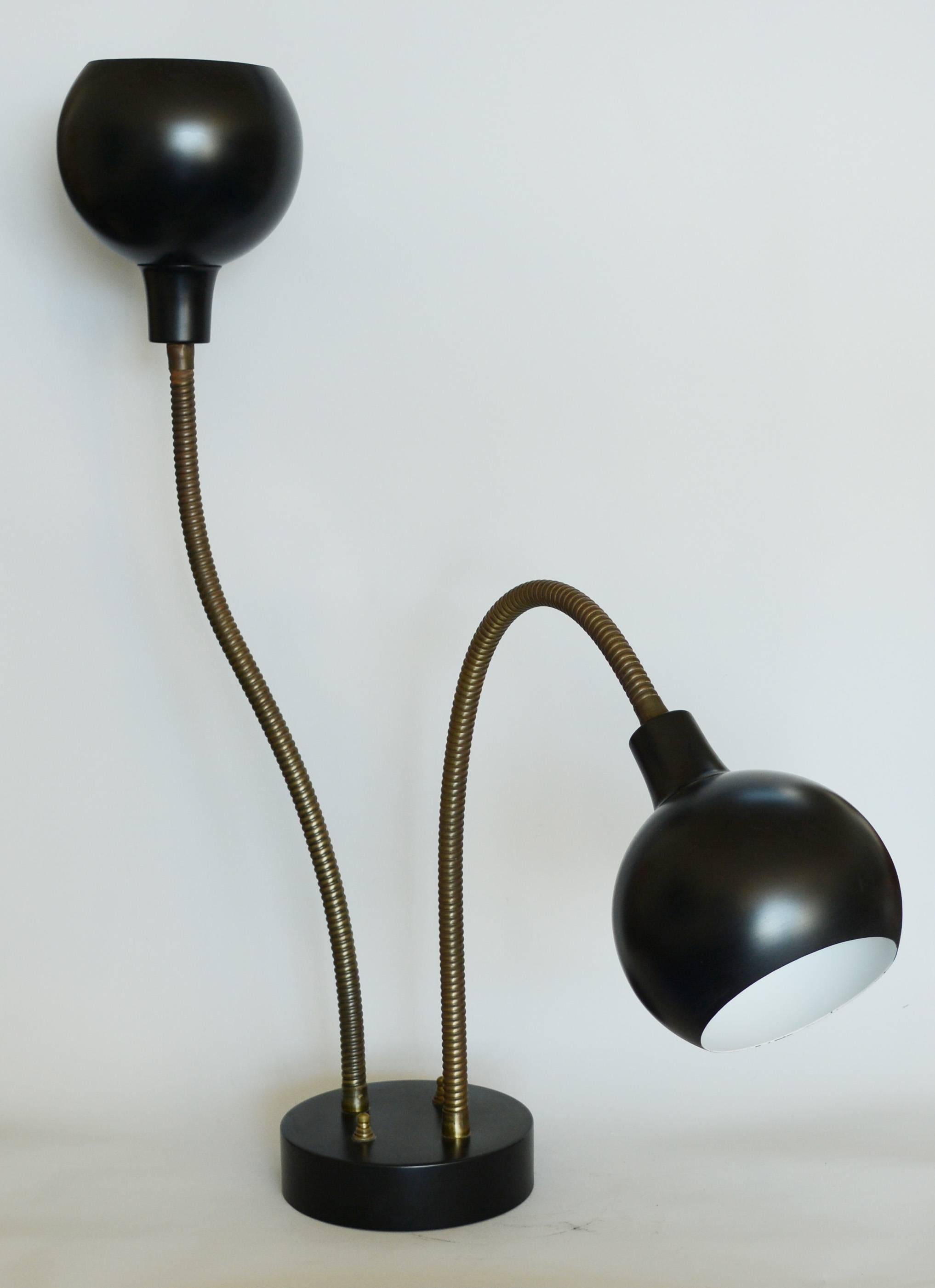 double gooseneck lamp