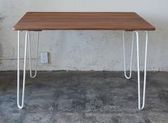 Mid-Century Teak and Iron Patio or Garden Table