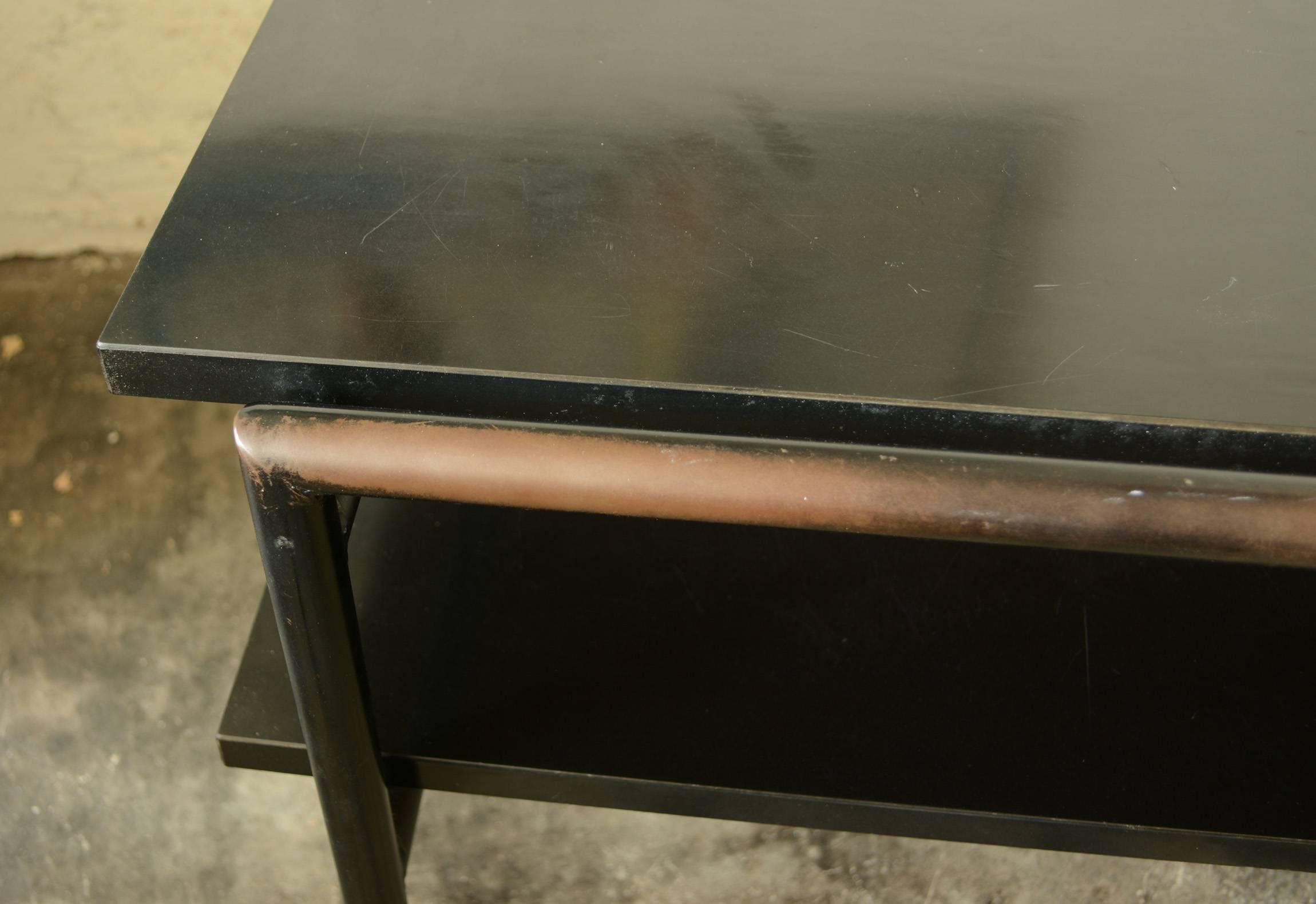 Mid-20th Century Don Knorr Iron and Laminate Side Table for Vista For Sale