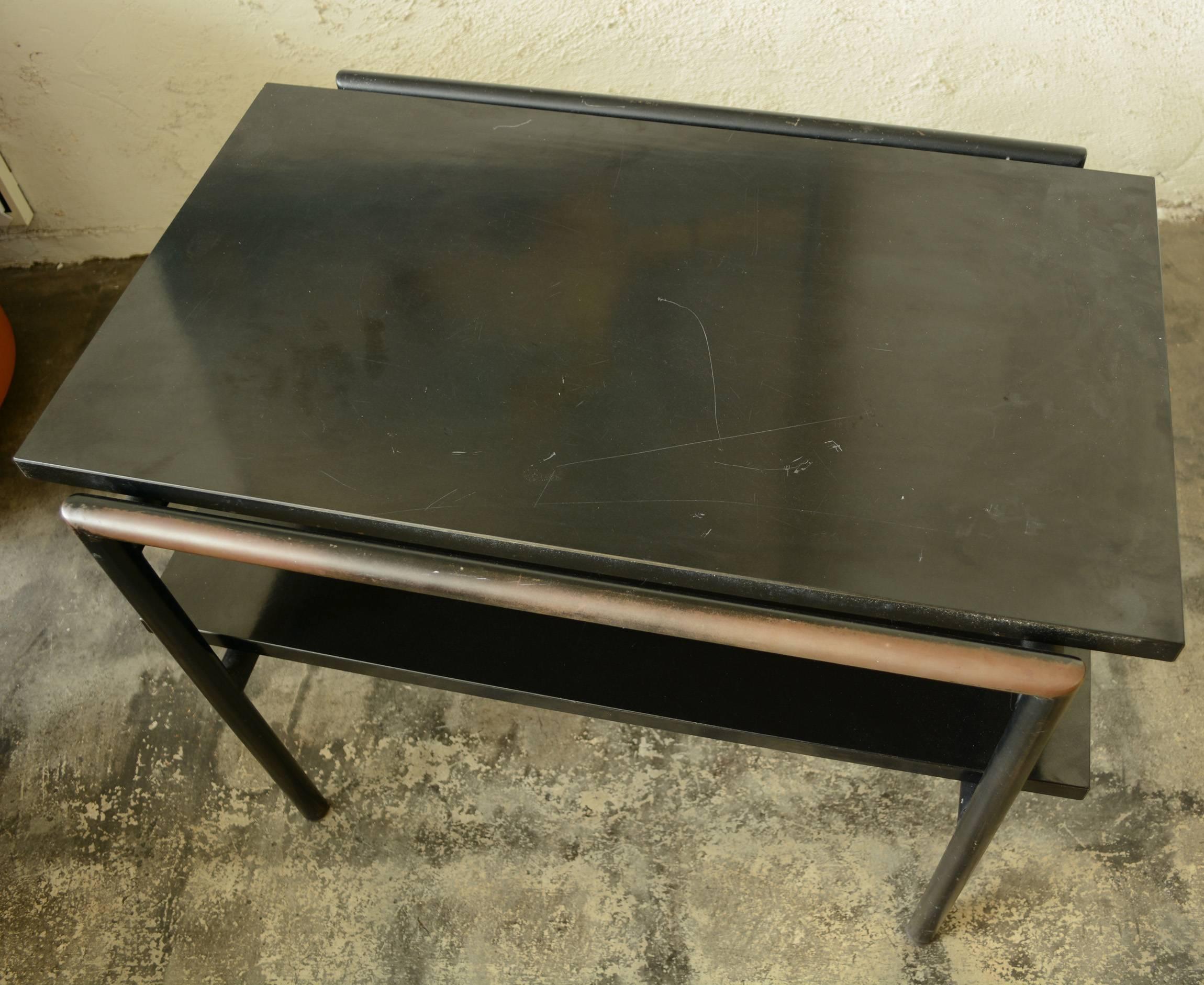 American Don Knorr Iron and Laminate Side Table for Vista For Sale
