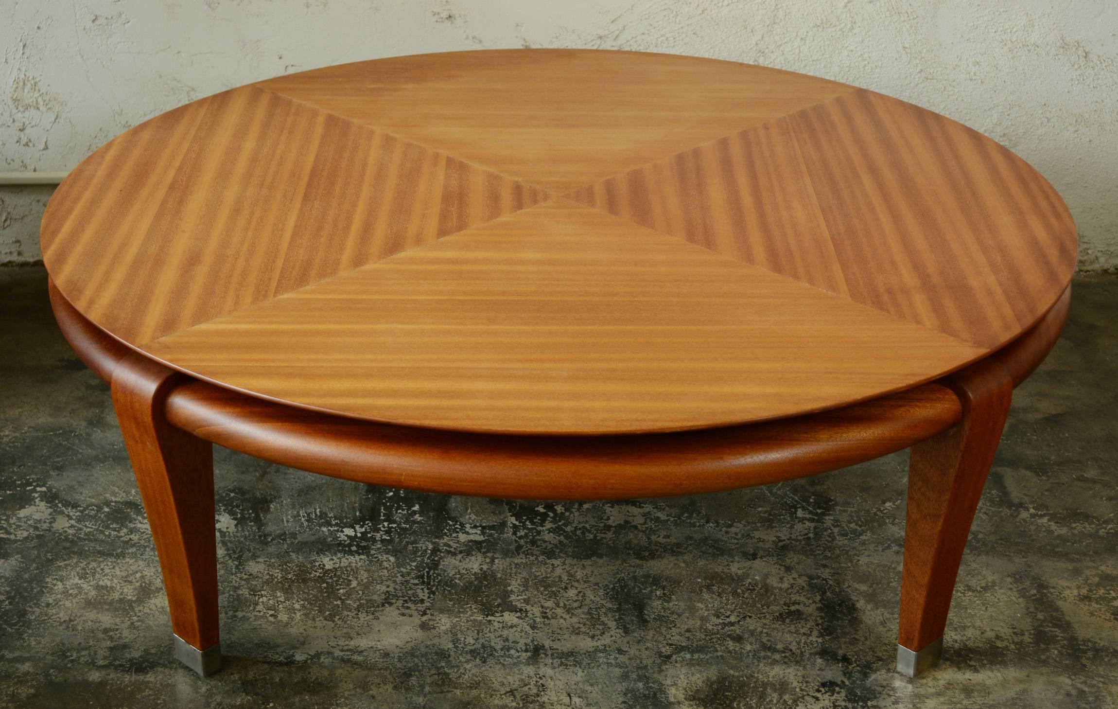 brown saltman coffee table