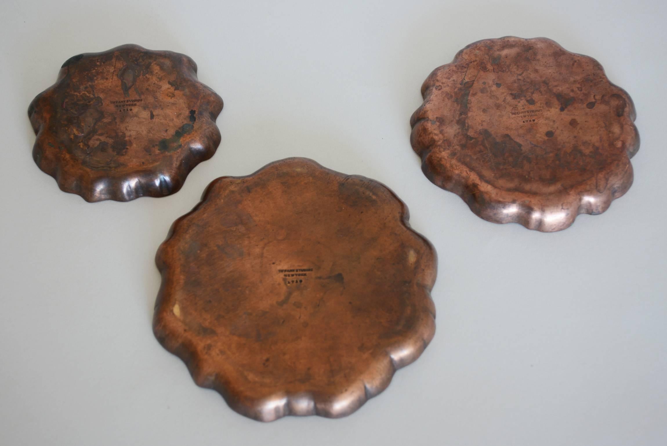 Tiffany Studios Bronze Nesting Trays 1