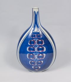 Royal Copenhagen Faience Tenera Vase by Inge-Lise Koefoed