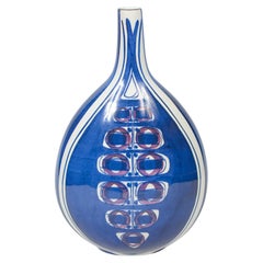 Royal Copenhagen Faience Tenera Vase by Inge-Lise Koefoed
