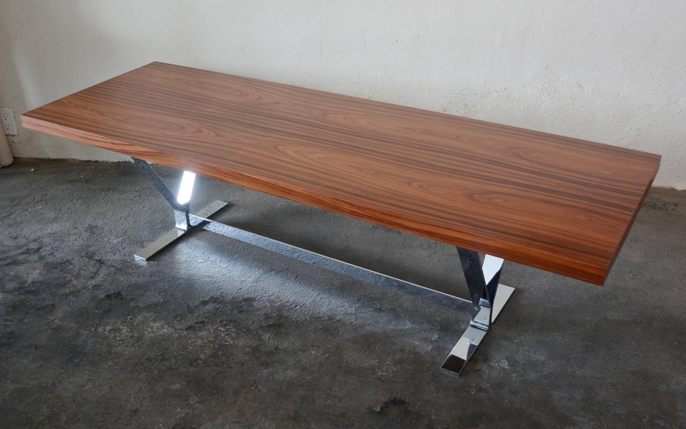 Heltborg Møbler Rosewood and Chrome Coffee Table For Sale 1