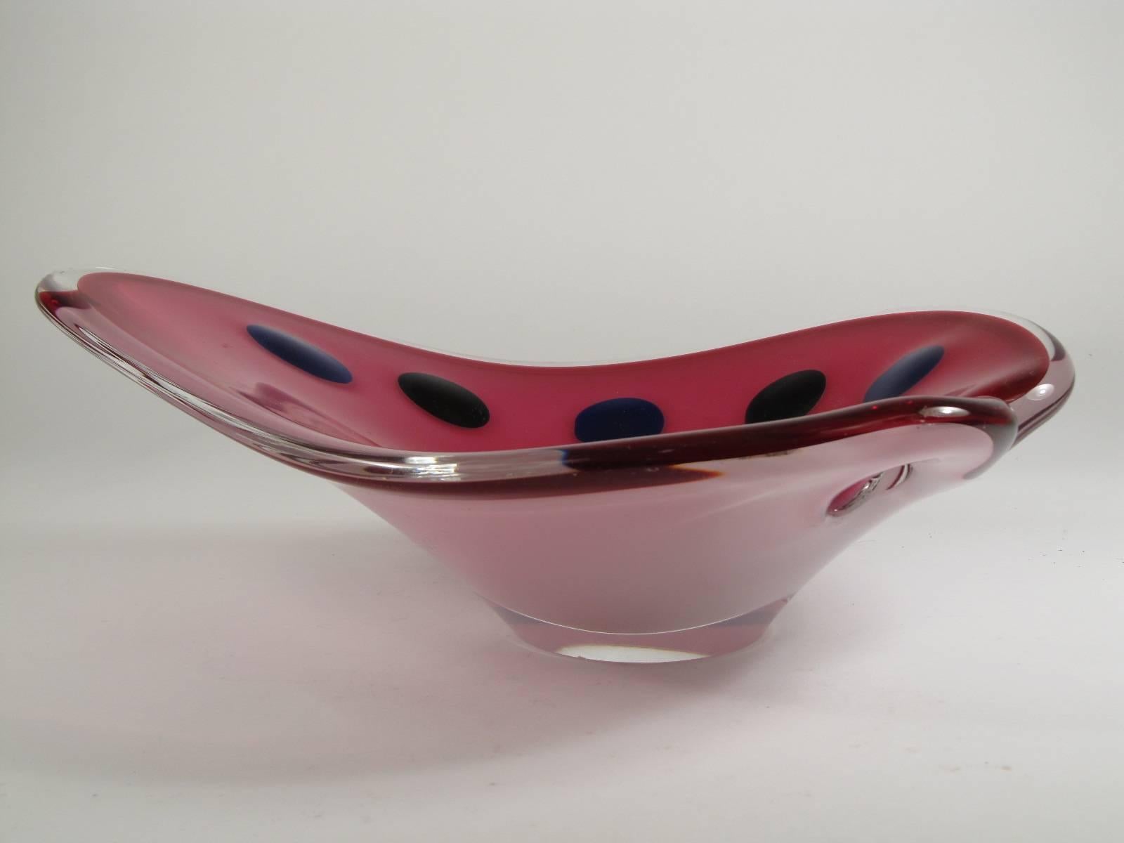 Rare Flygsfors Coquille Sculptural Bowl In Excellent Condition For Sale In Papaikou, HI