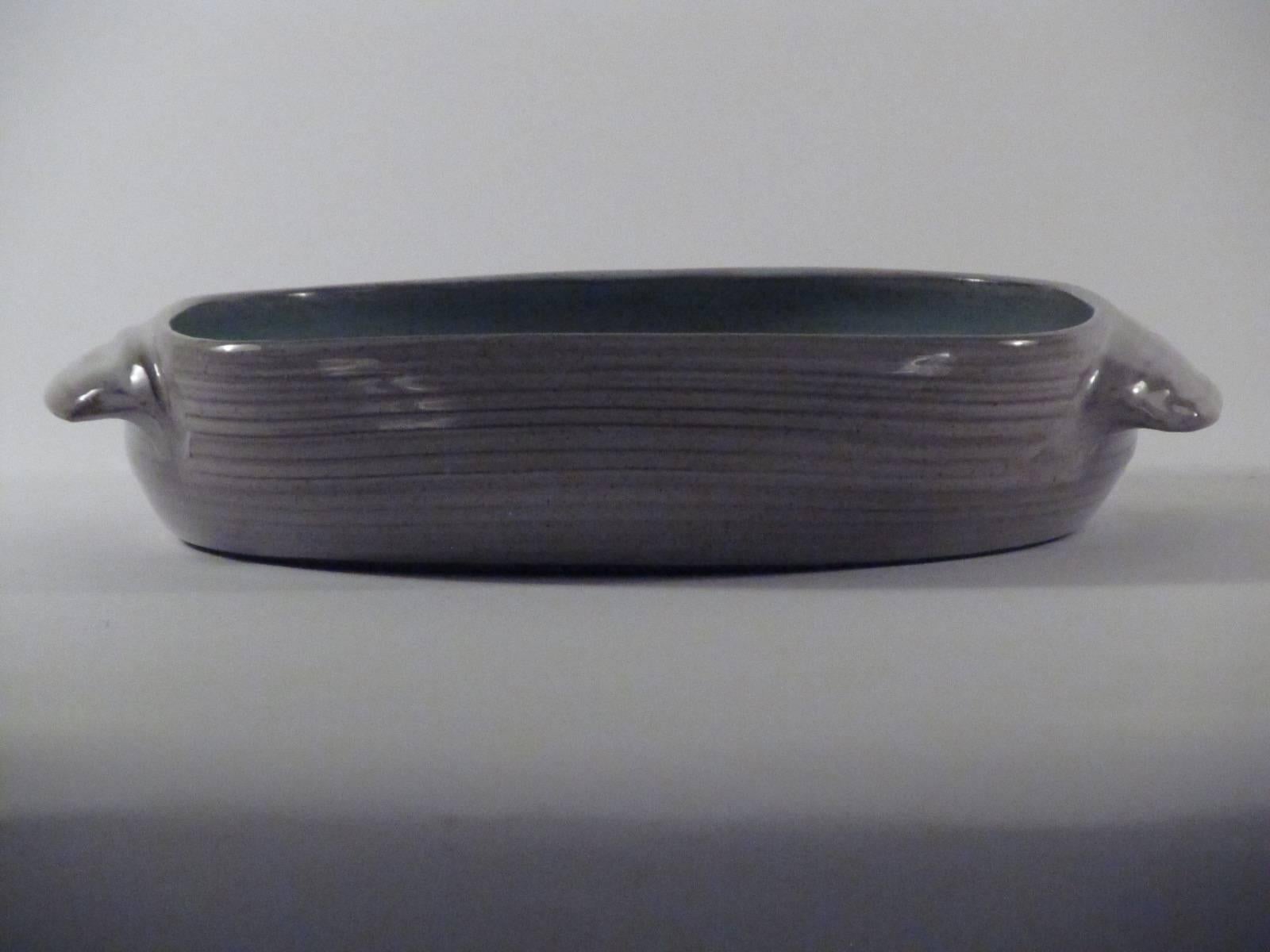 Glazed Handmade Bowl by Edwin and Mary Scheier For Sale