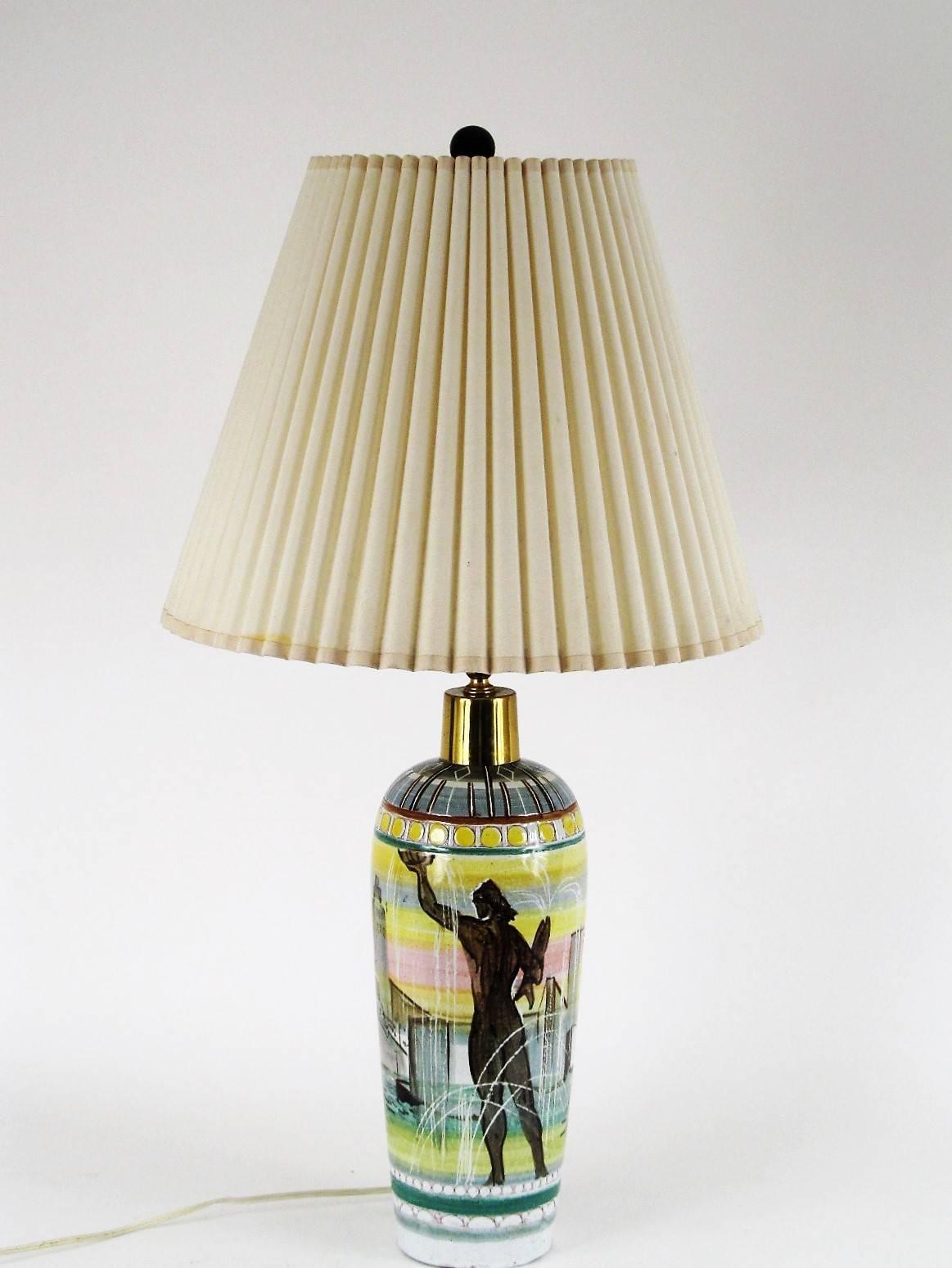 Tilgman Keramic Sweden Table Lamp by Mariam Zavadsky, 1961 1