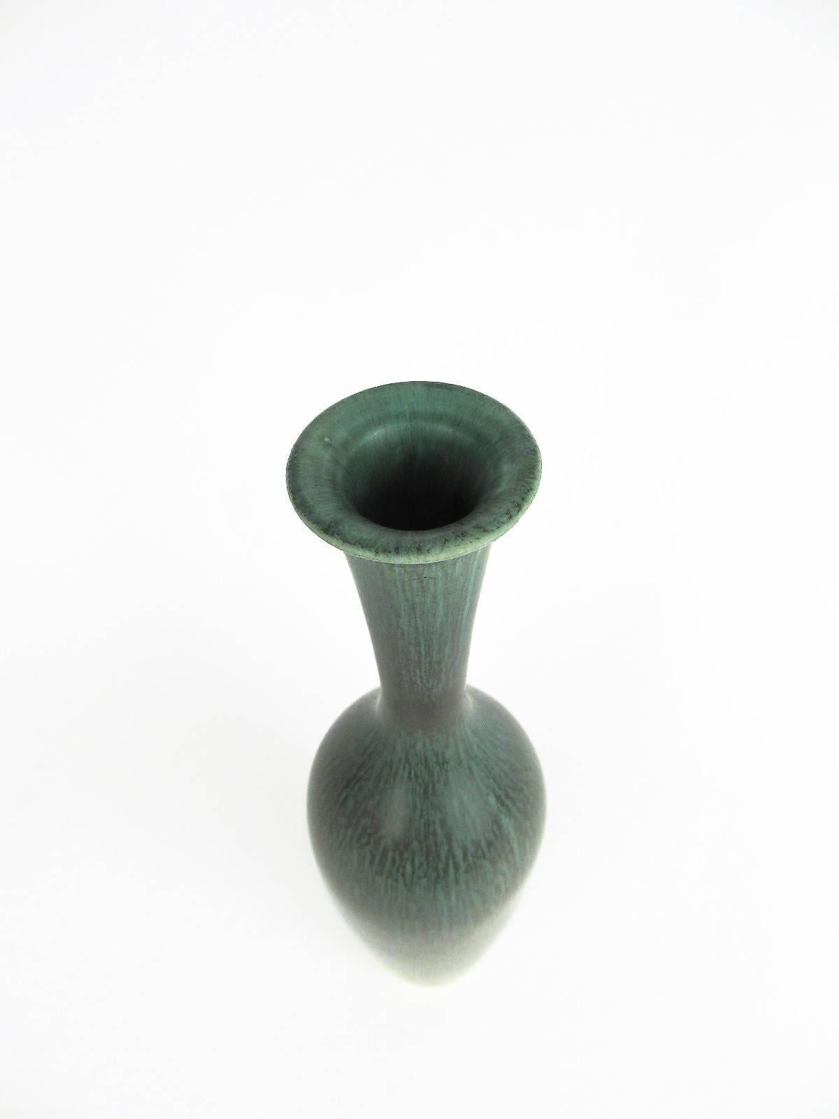 Mid-20th Century Rorstrand Studio Pottery Vase by Gunnar Nylund For Sale