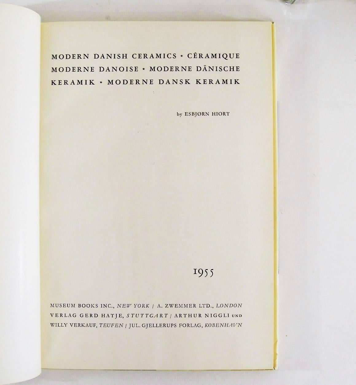 Mid-20th Century Rare 1950s Three Volume Set of Danish Ceramic, Silver and Furniture Design Books For Sale