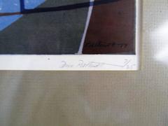 Signed and Numbered Abstract Print by California Artist Dorr Bothwell