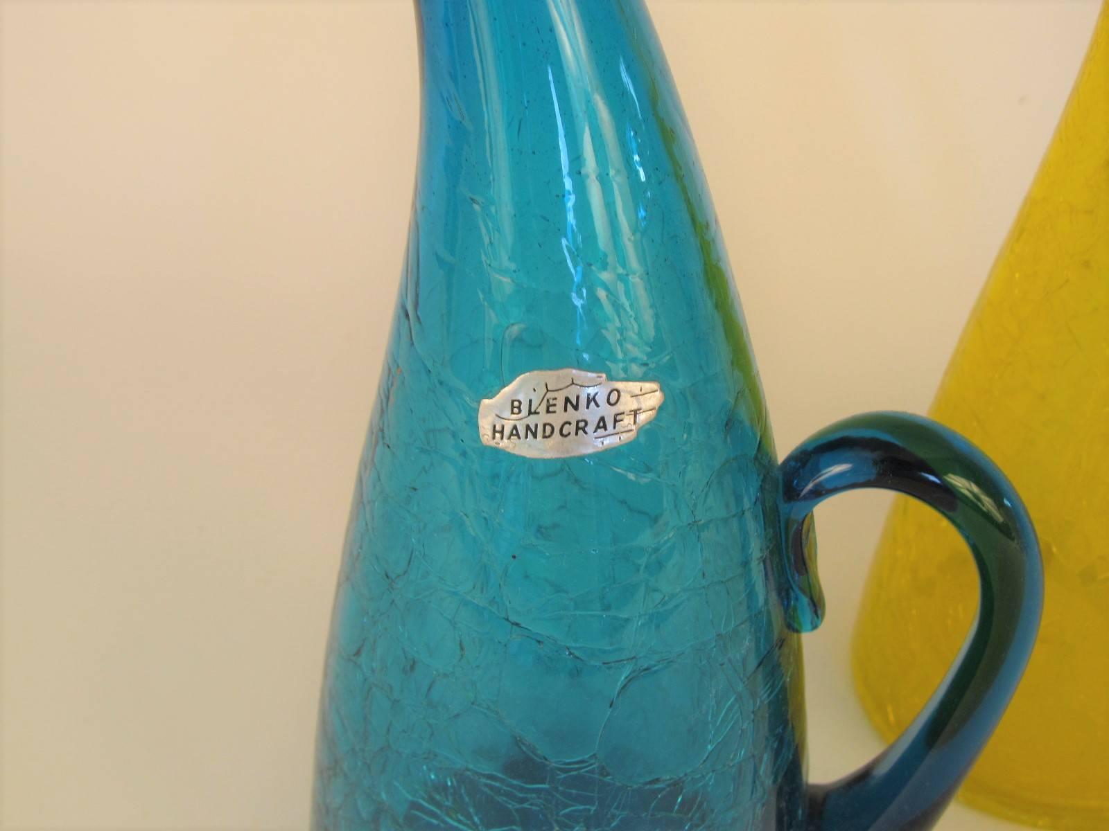 Certainly one of Winslow Andersons most recognizable and playful designs, Anderson was the head of design at Blenko from 1946-1954, and helped to establish the reputation of Blenko to be one of the country's most innovative and creative glass