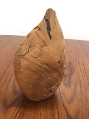Vintage Signed Handcrafted Koa and Olive Burl Weed Pots by Cole and Deluz