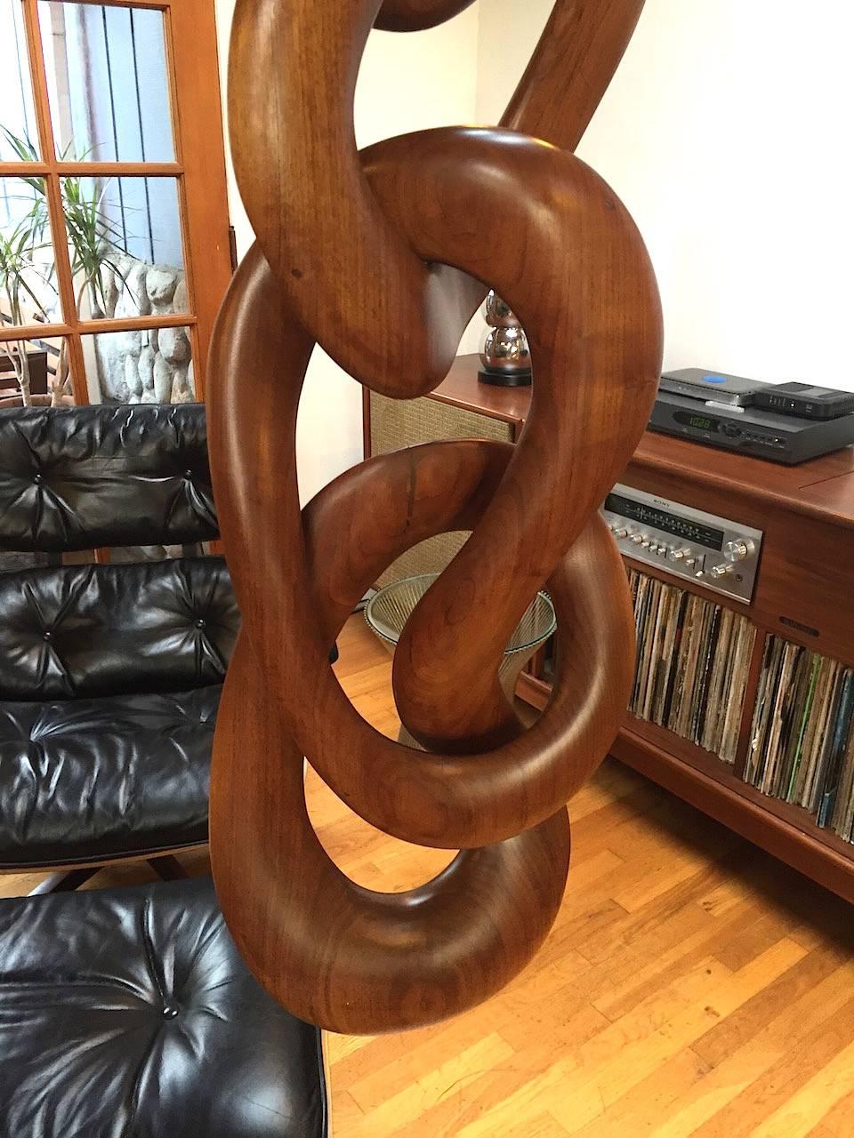 American Exceptional Hanging Studio Interlocking Sculpture by Robert 