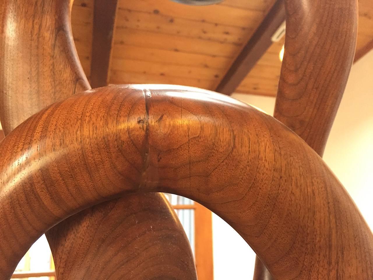 Exceptional Hanging Studio Interlocking Sculpture by Robert 