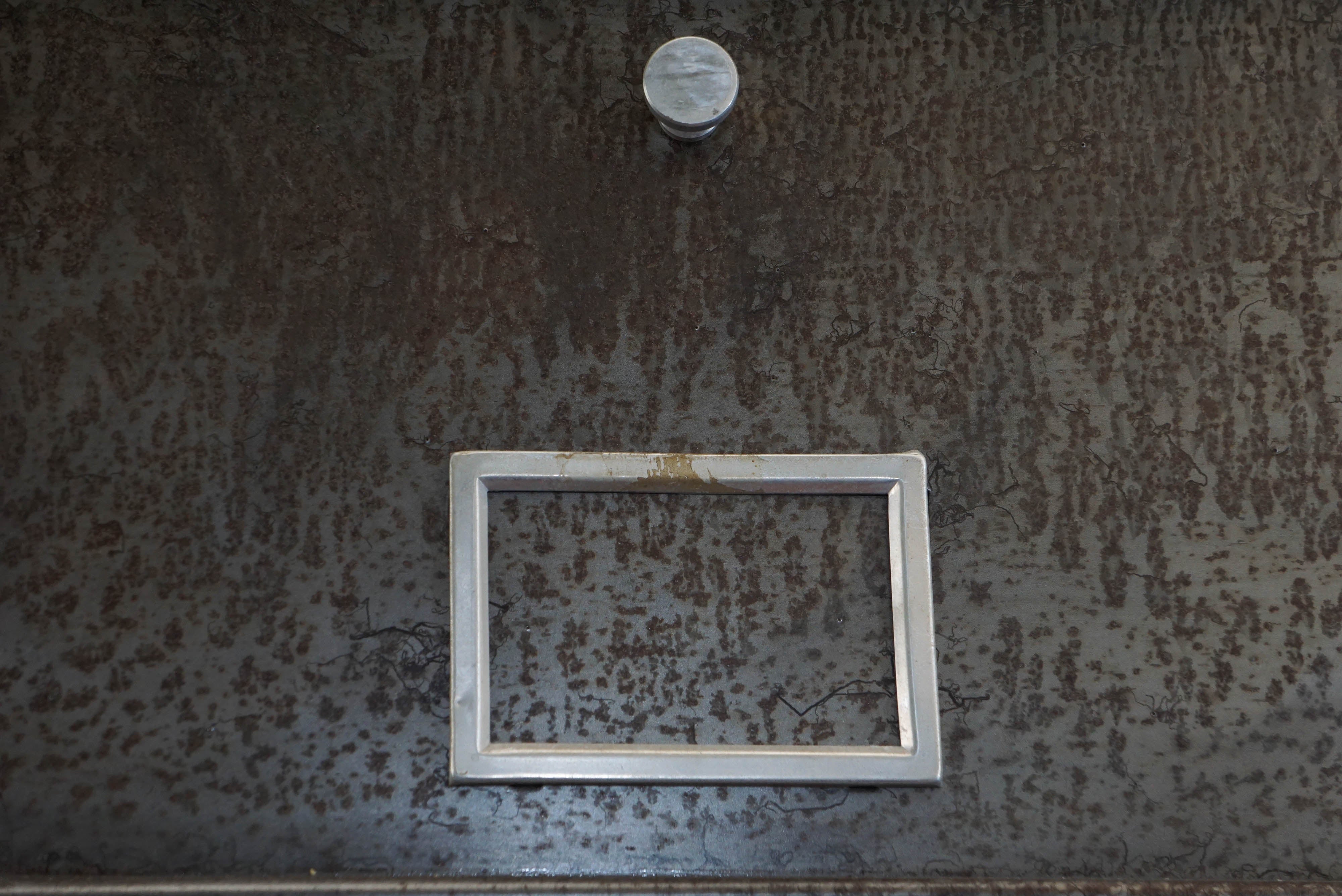 French Industrial 20 Drawer Metal Cabinet In Good Condition For Sale In Hudson, NY
