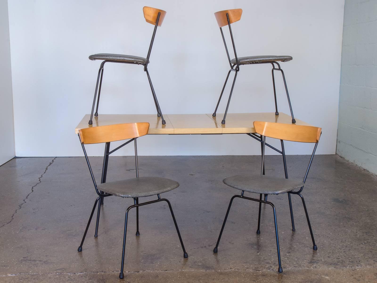 Clifford Pascoe Table and Chairs Set In Excellent Condition In Brooklyn, NY