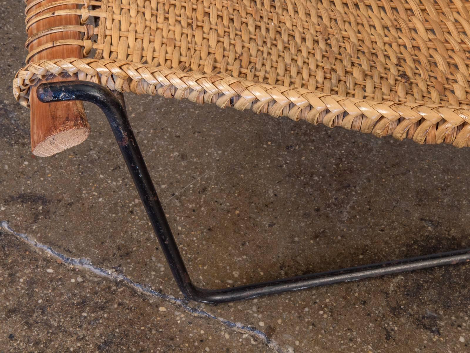 Mid-20th Century Danny Ho Fong Rattan Lounge Chair