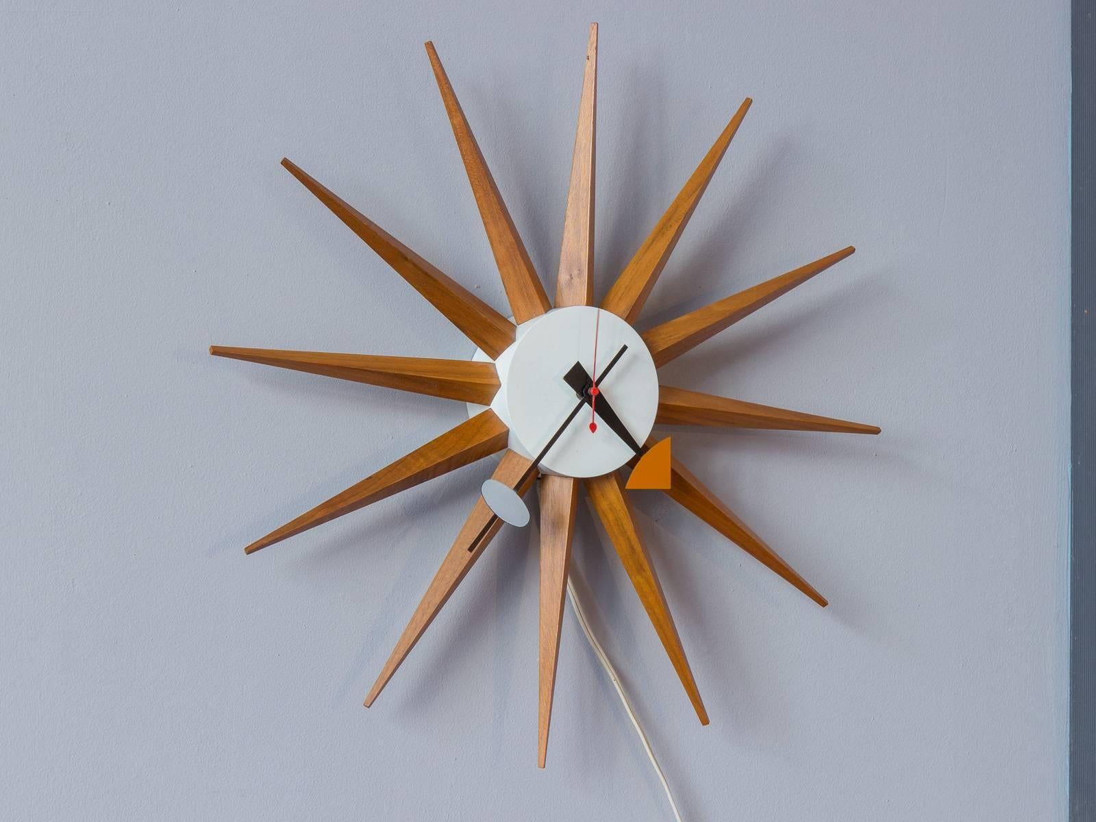 george nelson sunburst clock