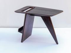 Ebonized Jens Risom Magazine Table T.359