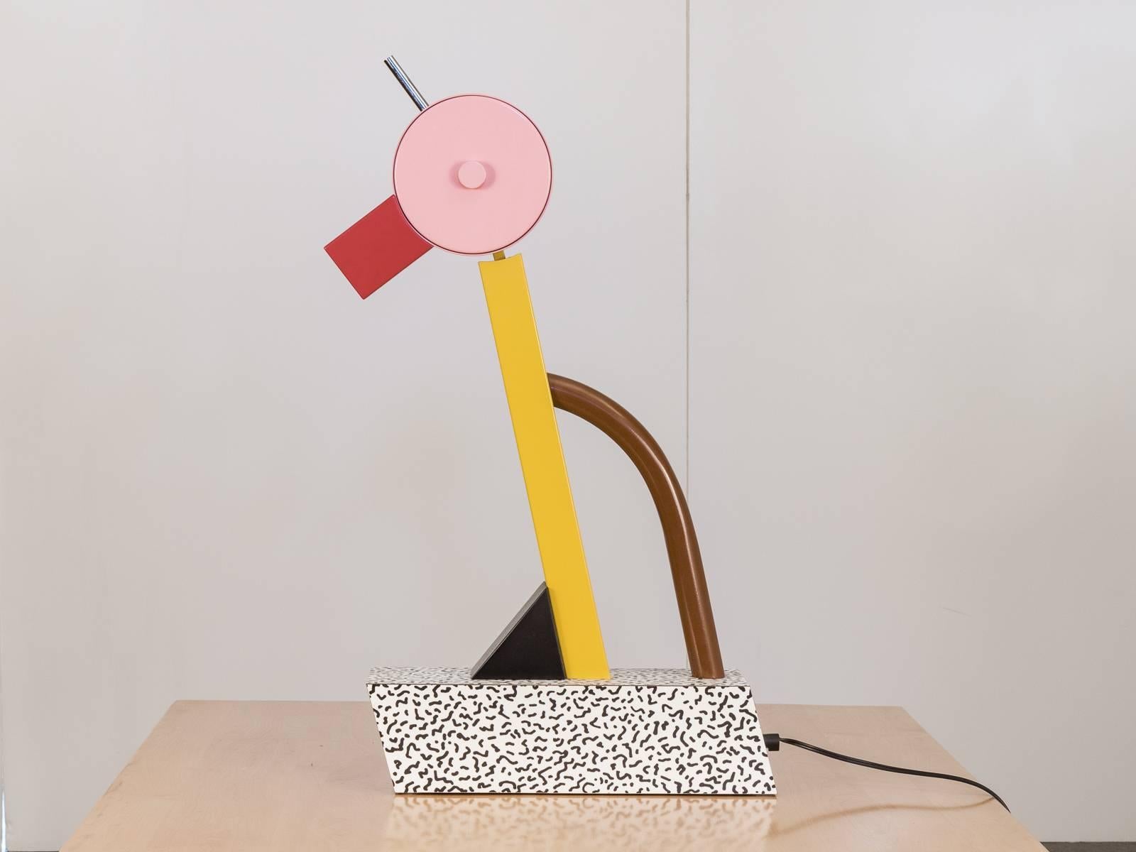 Postmoderne Lampe Tahiti d'Ettore Sottsass pour Memphis