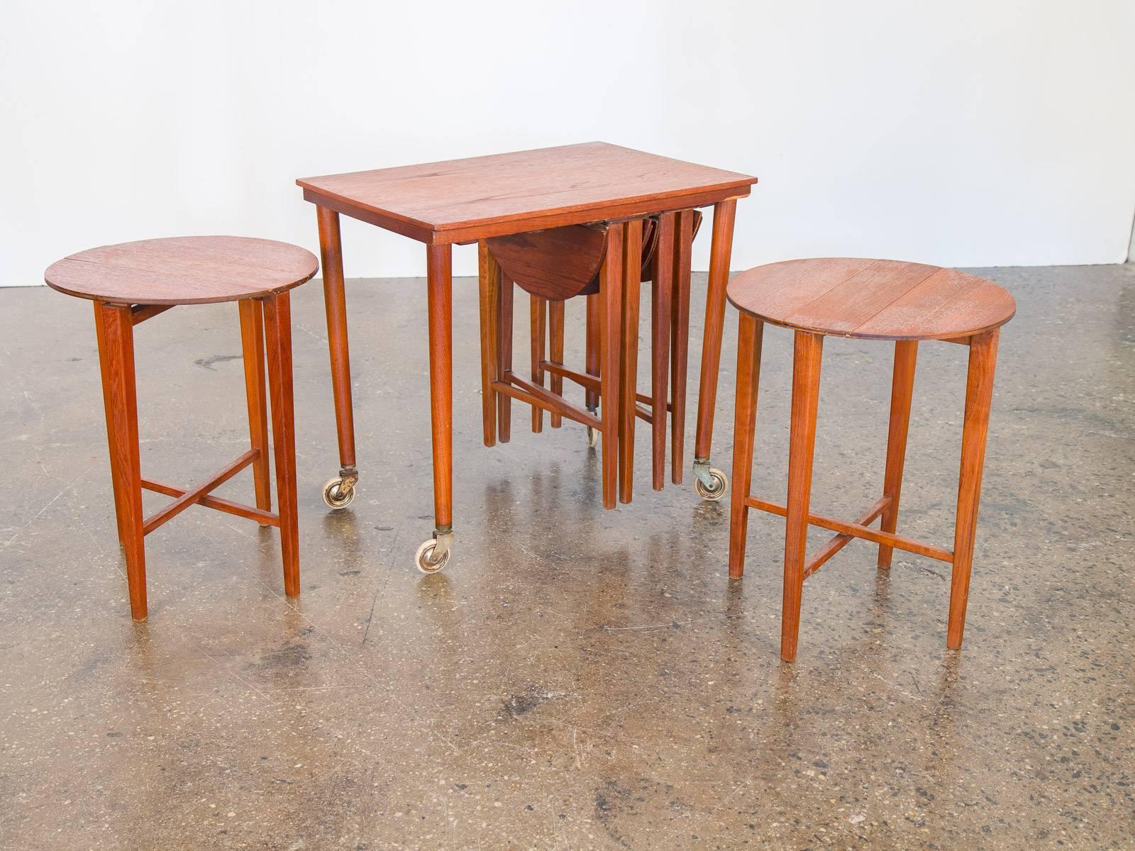 Mid-20th Century Early 1950s Scandinavian Nesting Tables