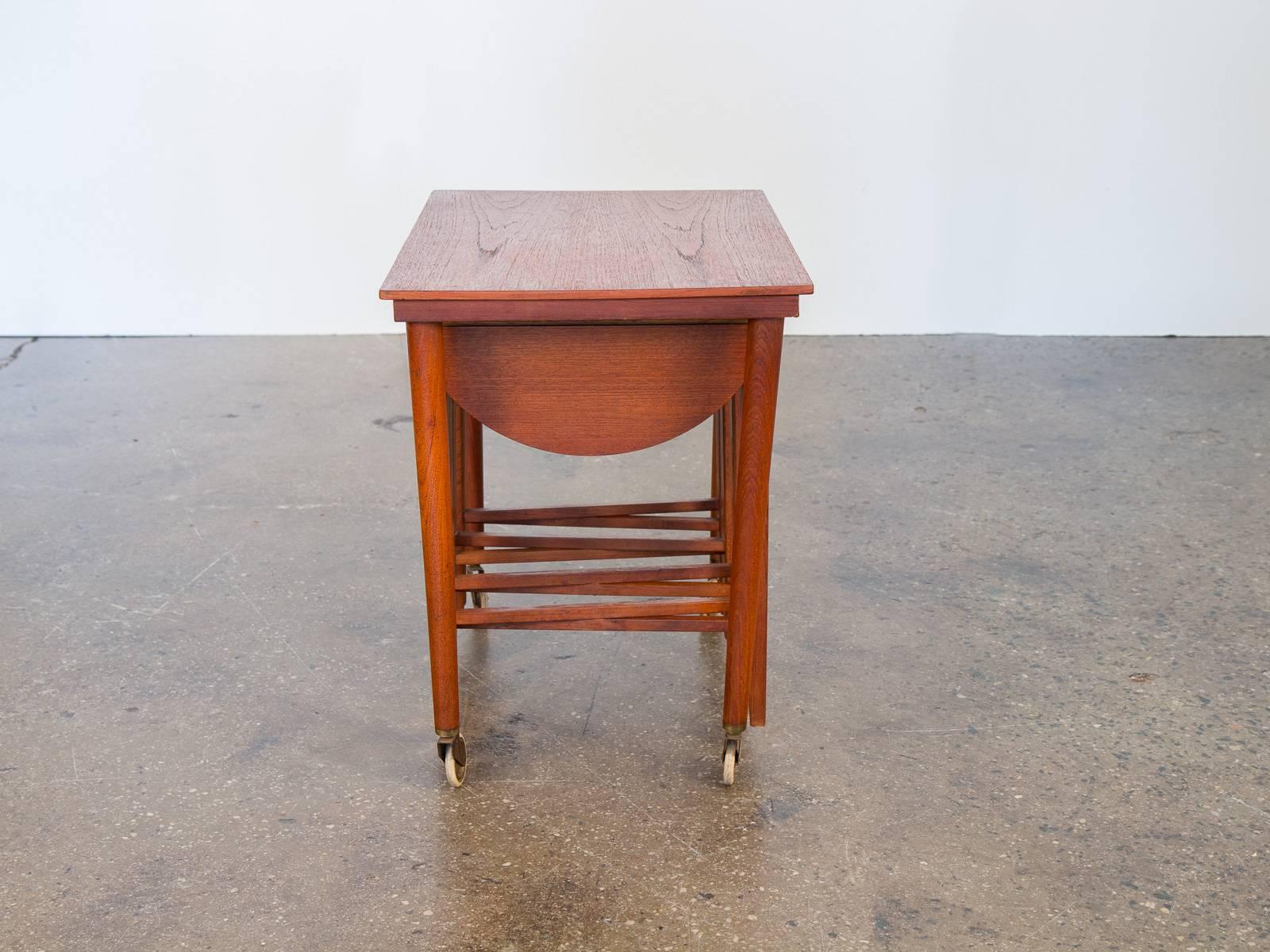 Early 1950s Scandinavian Nesting Tables 1