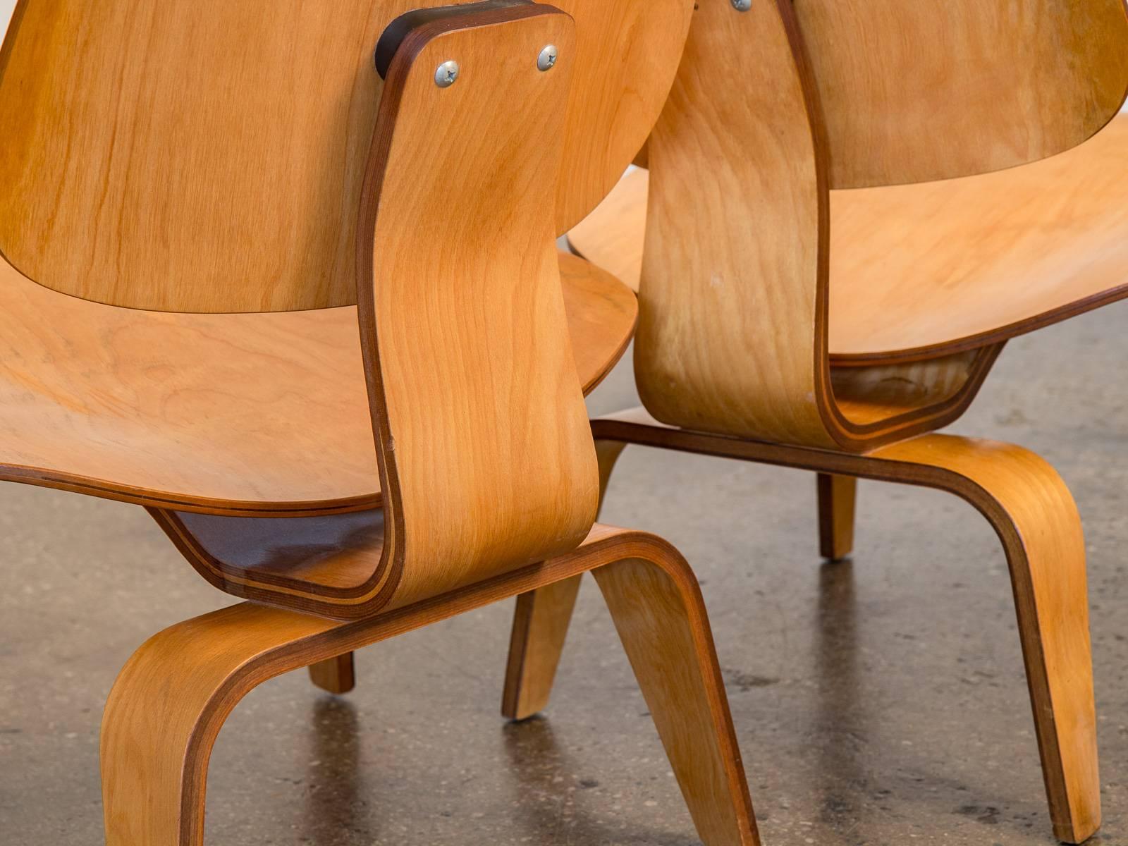 Eames LCW Lounge Chairs for Herman Miller 1