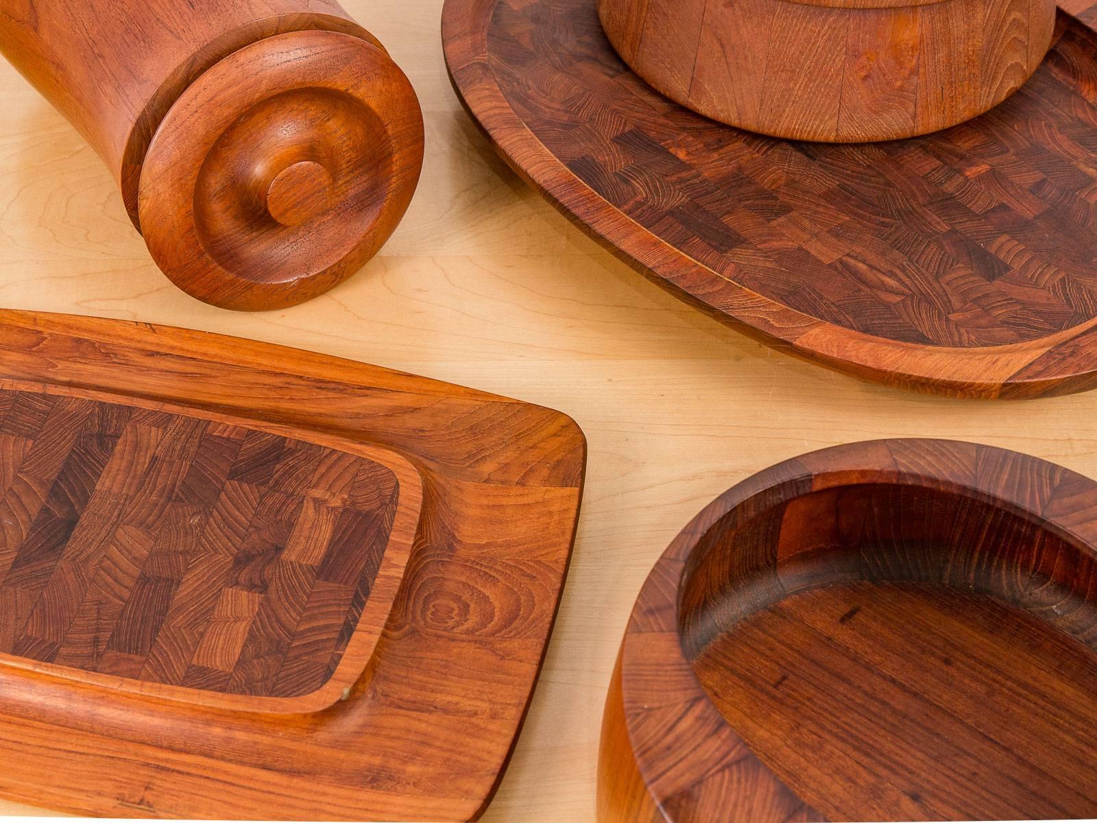 Jens Quistgaard for Dansk Teak Tableware In Excellent Condition In Brooklyn, NY