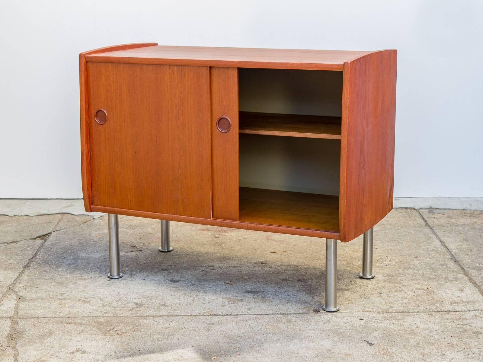 Norwegian Teak Cabinet In Excellent Condition In Brooklyn, NY