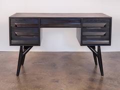 Ebonized Oak Desk for Vanleigh