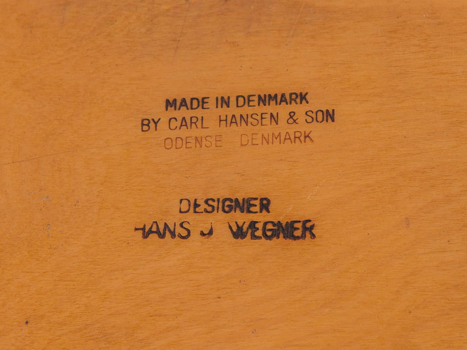 Set of Four Hans J. Wegner CH-35 Dining Armchairs 3