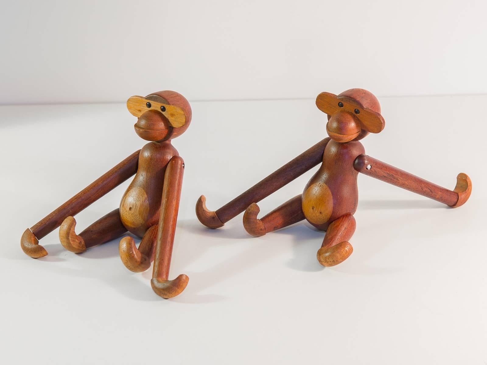 Kay Bojesen Wooden Monkeys In Excellent Condition In Brooklyn, NY