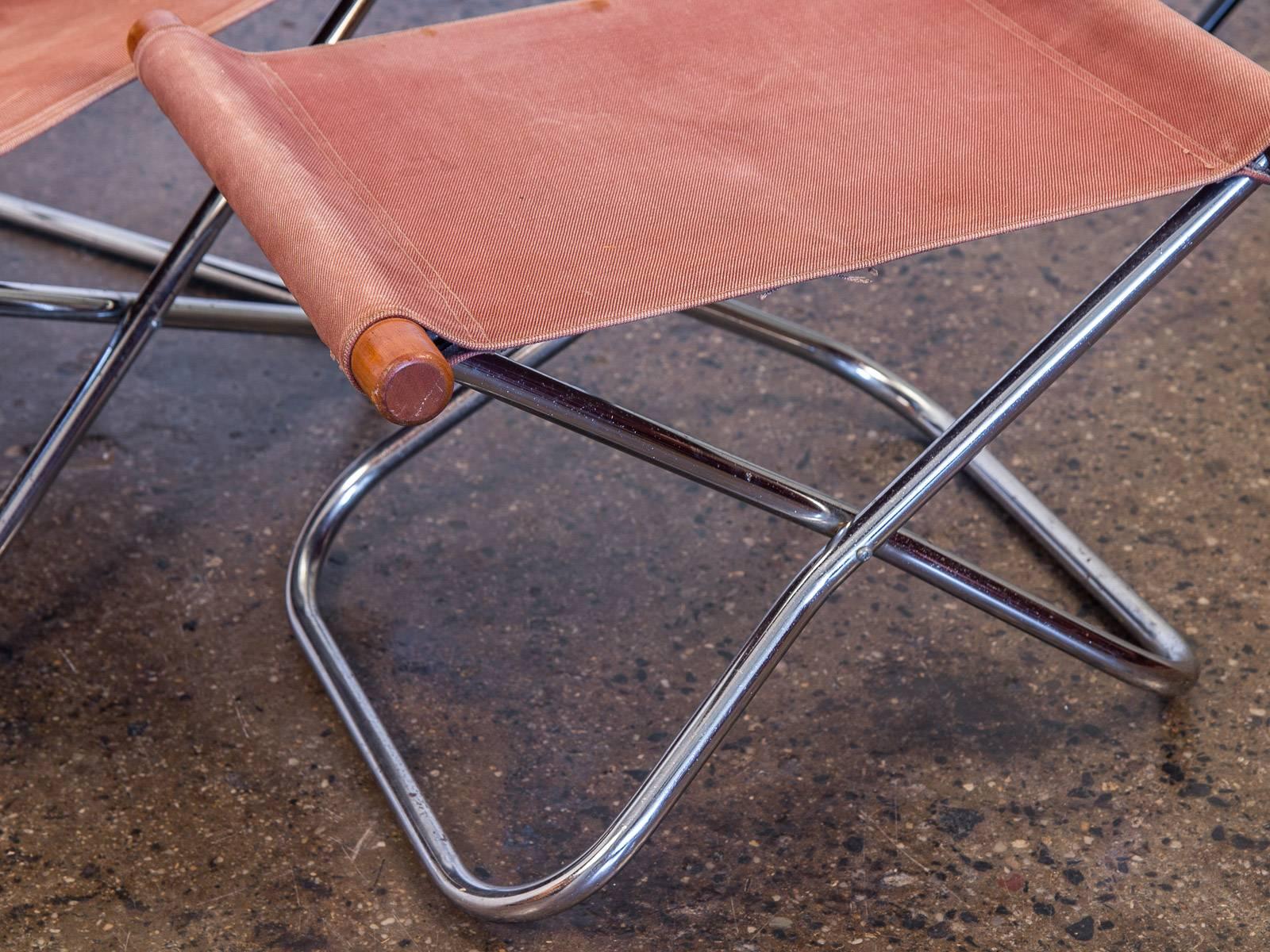 NY Sling Chair and Footstool by Takeshi Nii 1