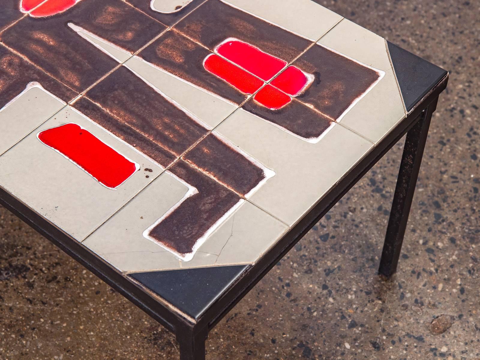 Belgian Tile-Top Coffee Table 1