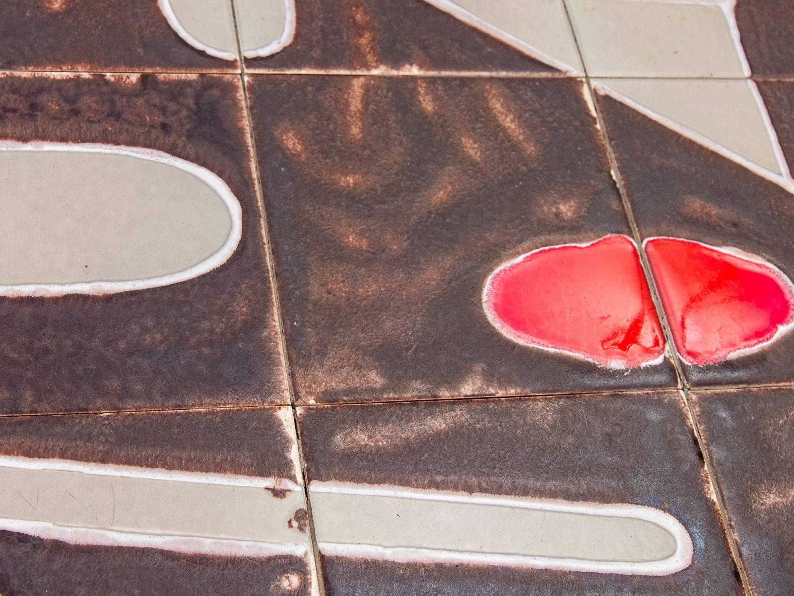 Belgian Tile-Top Coffee Table 3