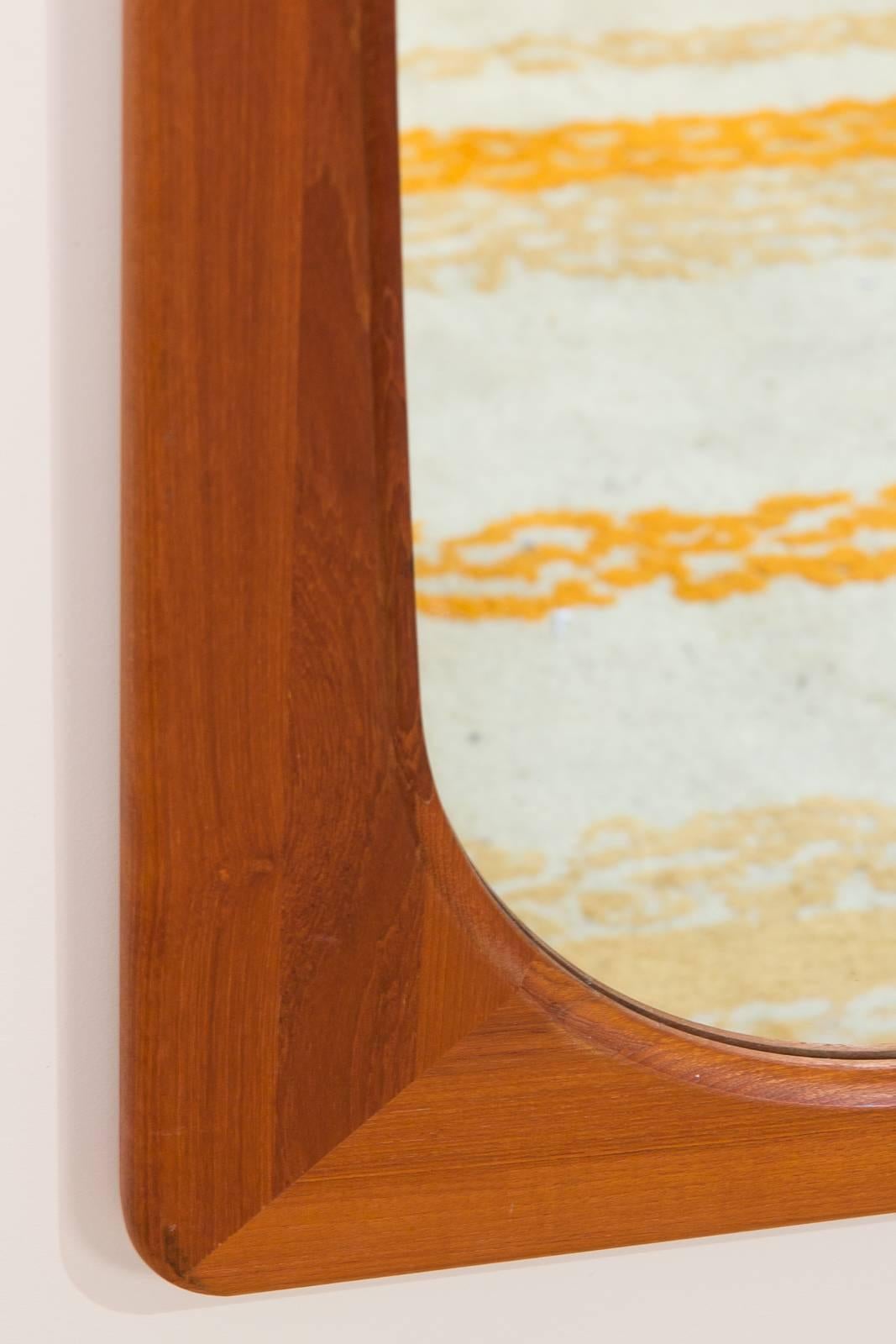 Mid-20th Century Danish Modern Teak Mirror