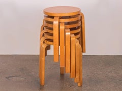Alvar Aalto Model 60 Stools for Finsven
