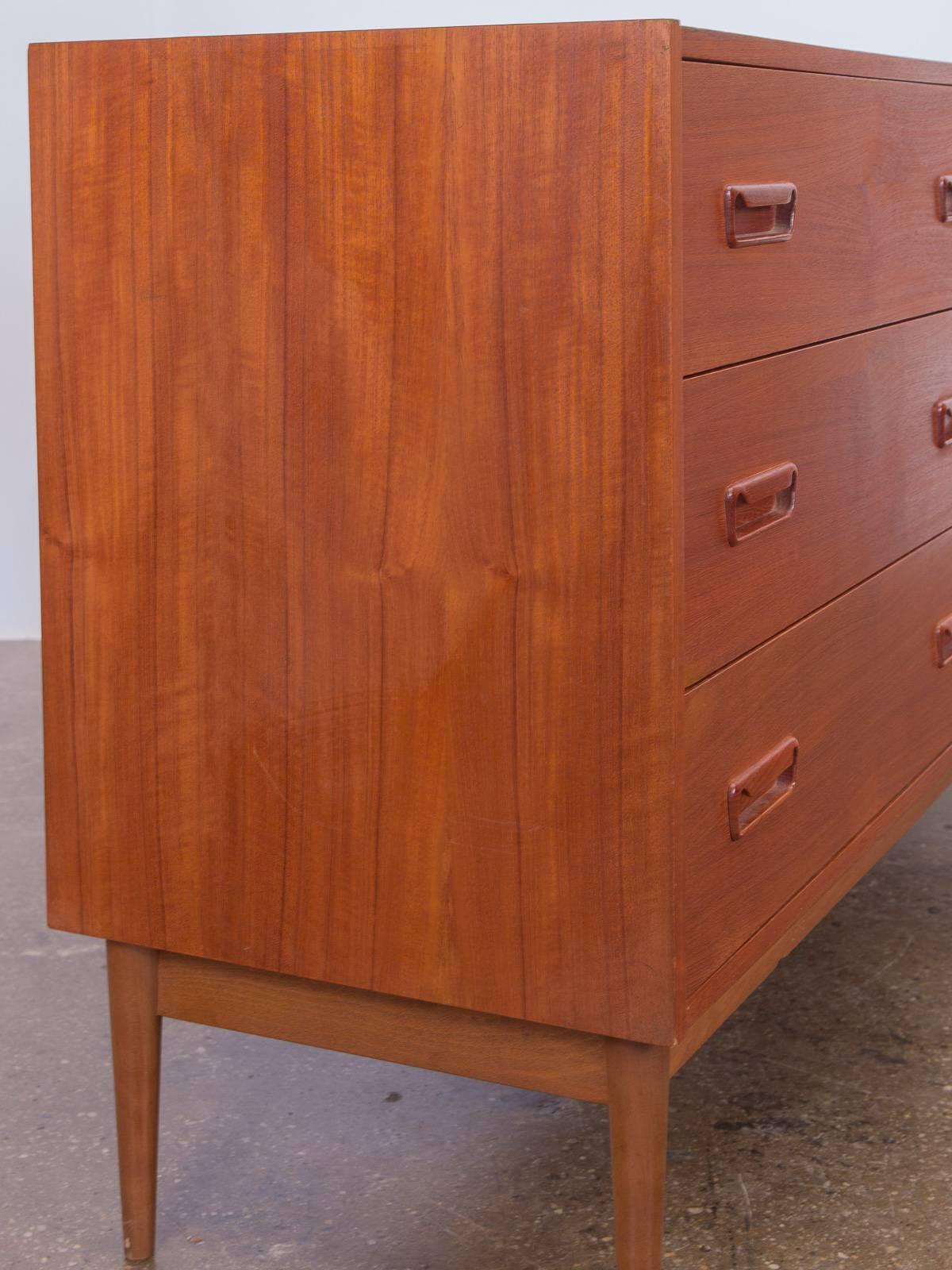 Mid-20th Century Danish Modern Teak Double Dresser