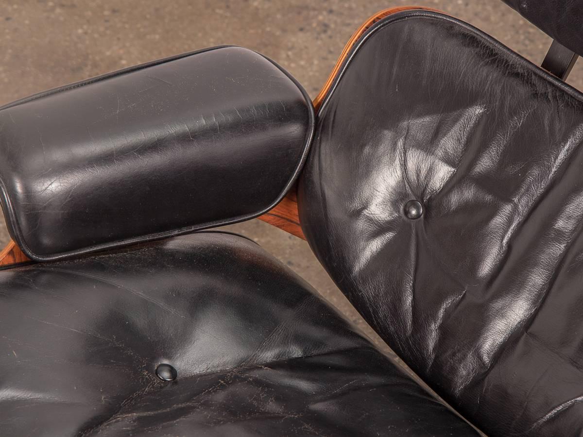 Pair of 1960s Eames 670 Lounge Chairs and 671 Ottomans 1