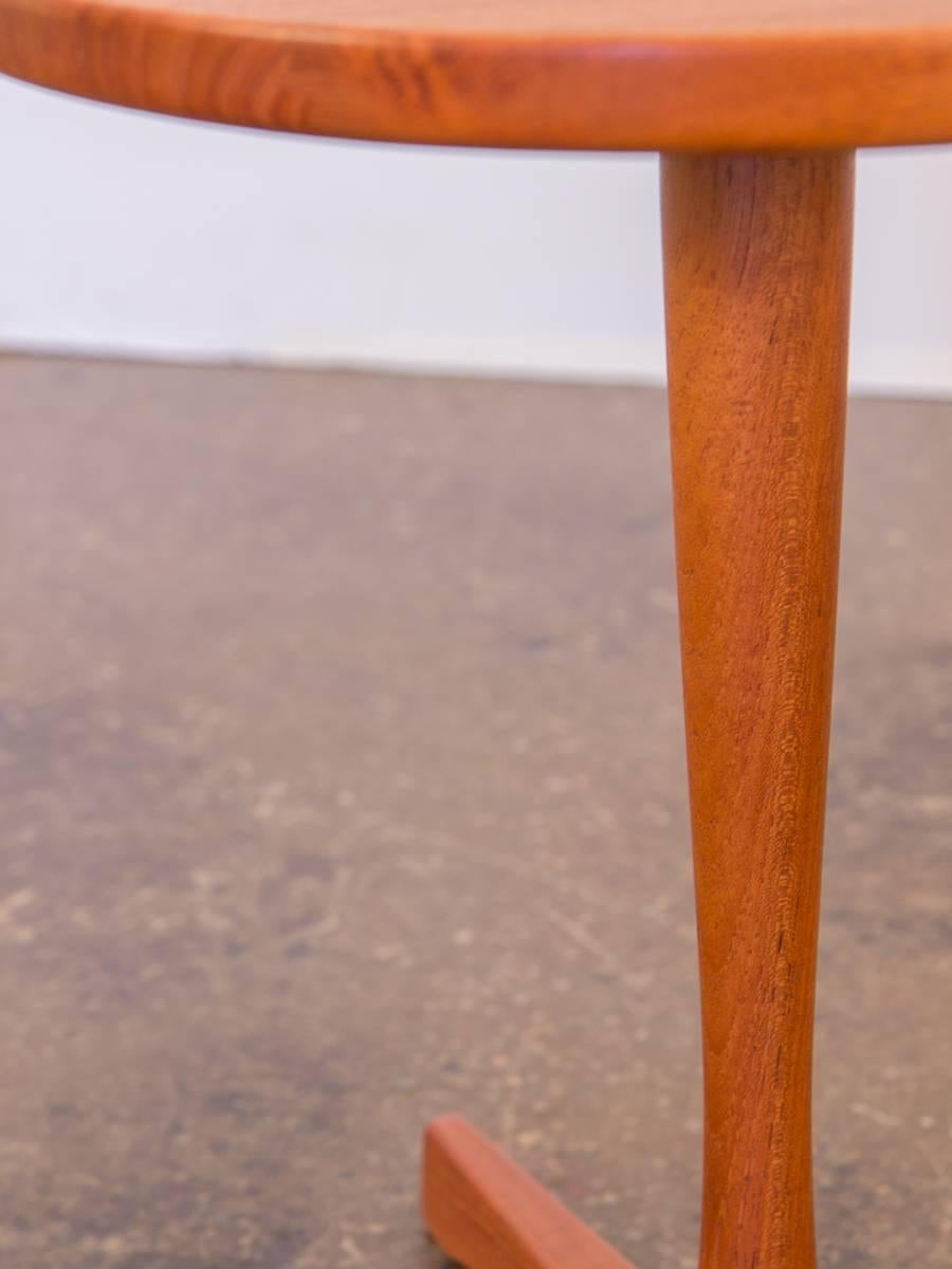 Hans Andersen Teak End Table for Artex In Excellent Condition In Brooklyn, NY