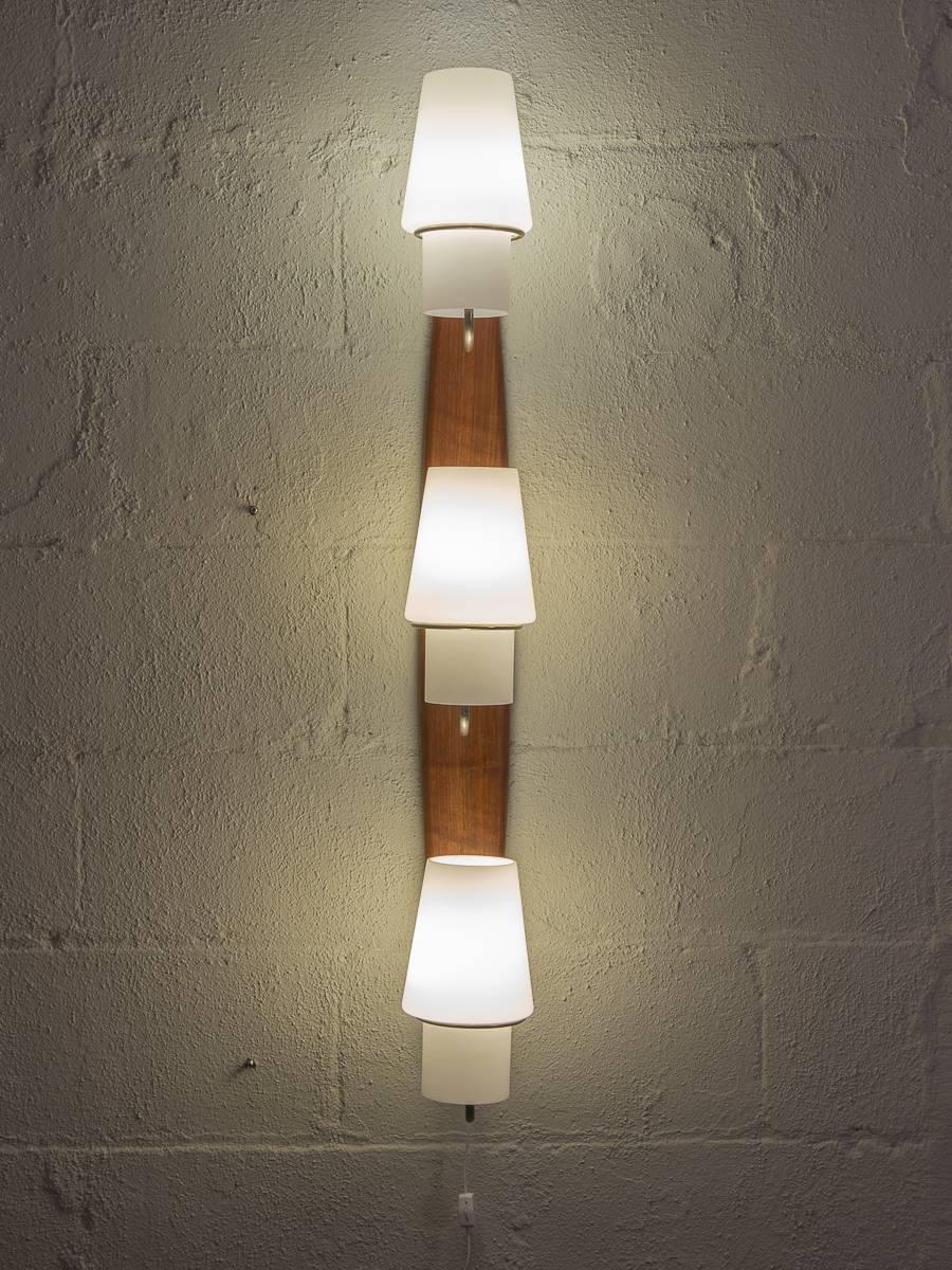 Danish Modern Vertical Sconce Light For Sale 2
