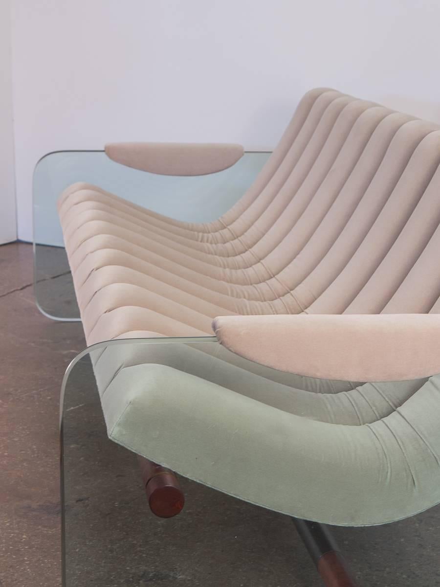 Mid-20th Century Fabio Lenci Attributed Italian Space Age Sofa